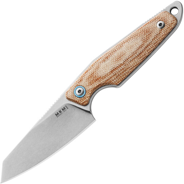 Cuchillo MKM-Maniago Knife Makers Makro 2 Natural Micarta MK MA02-NC