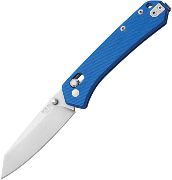 Navaja MKM-Maniago Knife Makers Yipper Crossbar Lock Blue G10 MK YP-GBL