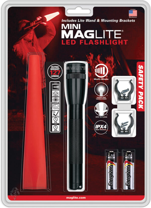 Linterna Mag-Lite Mini Maglite LED Safety Pack IP2201G