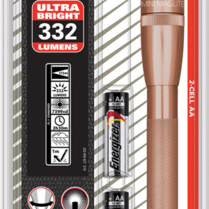 Linterna Mag-Lite Mini Maglite LED 2AA Pro Rose SP2PSVH