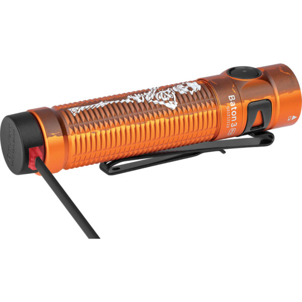 Linterna Olight Baton 3 Pro Orange Skeleton BATON3PROORGOS