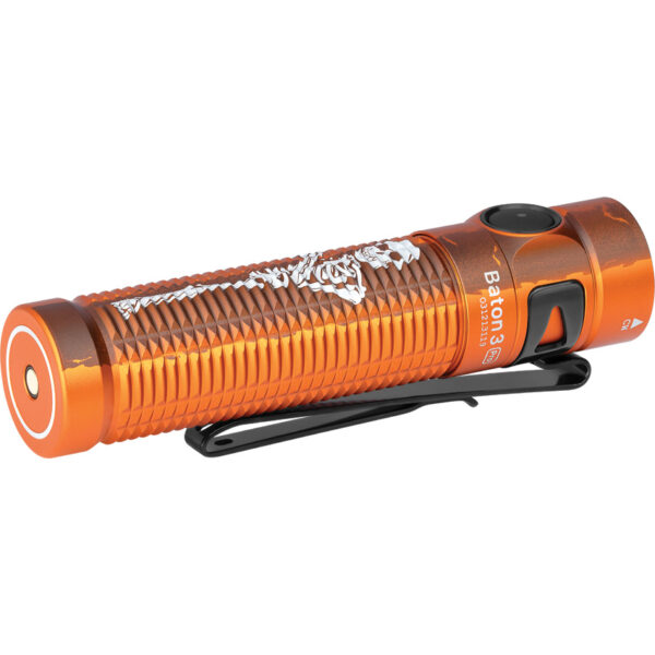 Linterna Olight Baton 3 Pro Orange Skeleton BATON3PROORGOS