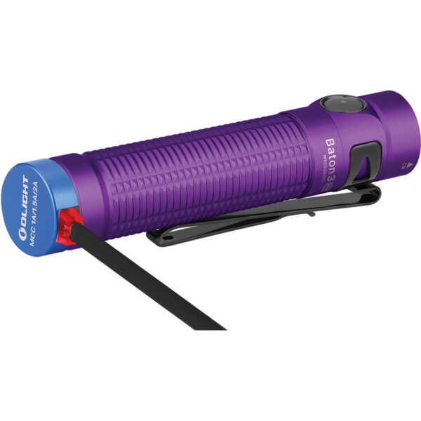 Linterna Olight Baton 3 Pro Flashlight Purple BATON3PROPURCW