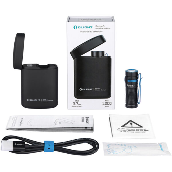 Linterna Olight Baton 3 Premium Edition Black BATON3KITXBK