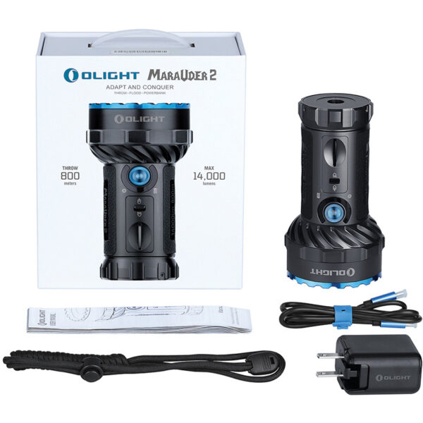 Linterna Olight Marauder 2 Flashlight Black MARAUDER2BK