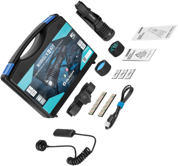 OLTWRX4KITMTBK-1.jpg Linterna Olight Warrior X 4 Flashlight Kit WARRIORX4KITMTBK