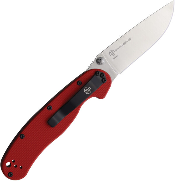 Navaja Ontario RAT II Linerlock Red G10 S35VN O8064