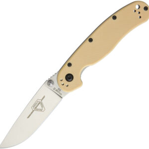 Navaja Ontario RAT II Linerlock Desert Tan D2 8828DT