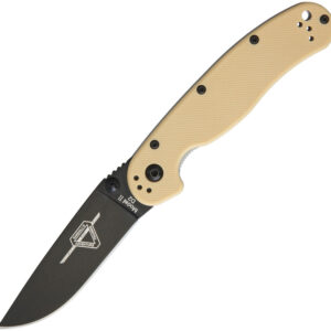 Navaja Ontario RAT II Linerlock Desert Tan D2 8830DT