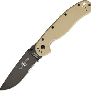 Navaja Ontario RAT I Linerlock Desert Tan O8847DT