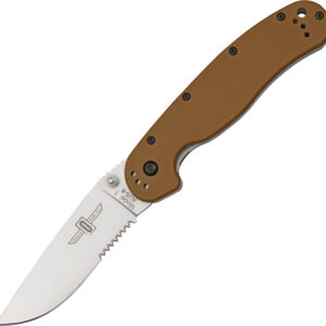 Navaja Ontario RAT I Linerlock Coyote Brown O8849CB