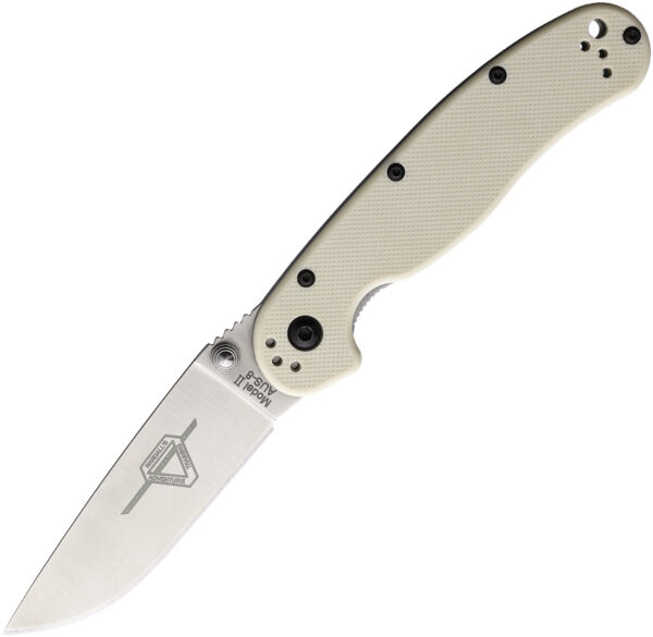 Cuchillo Ontario RAT II Linerlock Ivory G10 8861BONE