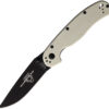 Cuchillo Ontario RAT II Linerlock Bone Nylon 8862BONE