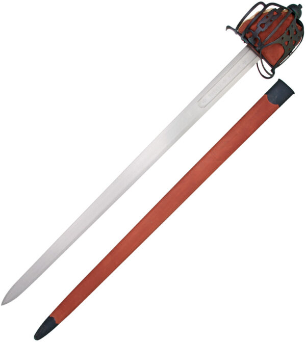 Espada CAS Hanwei Basket Hilt Broadsword Antique SH2002N