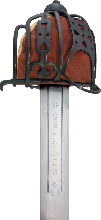 Espada CAS Hanwei Basket Hilt Broadsword Antique SH2002N