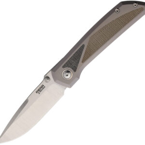 Navaja Pena Knives Mula Framelock Grn/Blk Mic MULA DP GRN MIC BLK MIC