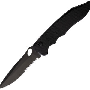 Navaja automática Piranha Knives Auto Predator Button Lock Blk P-10BKTS