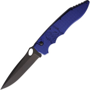 Navaja automática Piranha Knives Auto Predator Button Lock Blu P-10BT