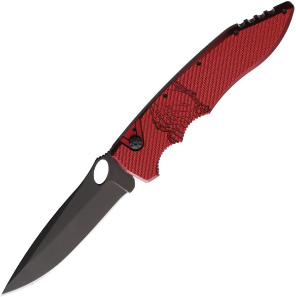 Navaja automática Piranha Knives Auto Mini Predator Button Lock P-11RT