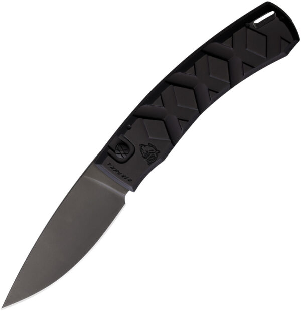 Navaja automática Piranha Knives Auto X Button Lock Black P-14BKT