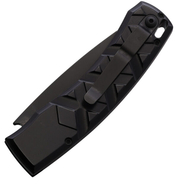 Navaja automática Piranha Knives Auto X Button Lock Black P-14BKTS