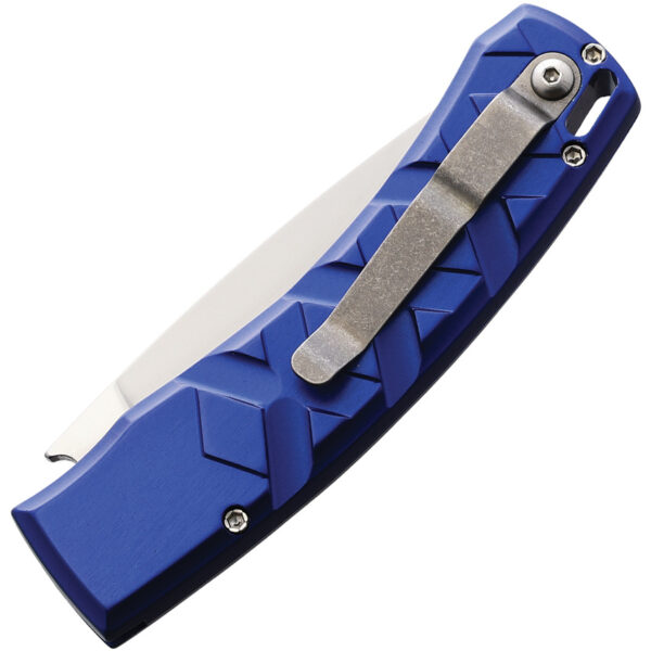 Navaja automática Piranha Knives Auto X Button Lock Blue P-14B