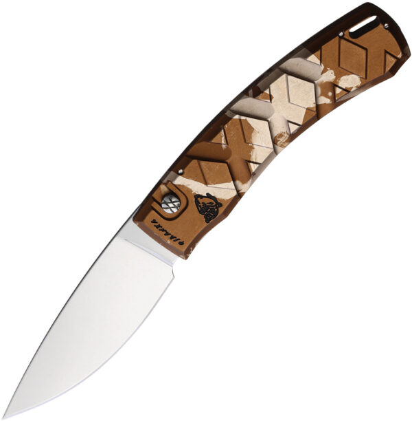 Navaja automática Piranha Knives Auto X Button Lock Camo P-14C