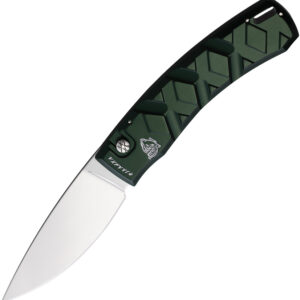 Navaja automática Piranha Knives Auto X Button Lock Green P-14G