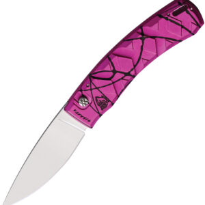 Navaja automática Piranha Knives Auto X Button Lock Pink P-14PK