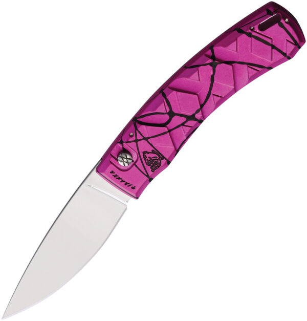 Navaja automática Piranha Knives Auto X Button Lock Pink P-14PK