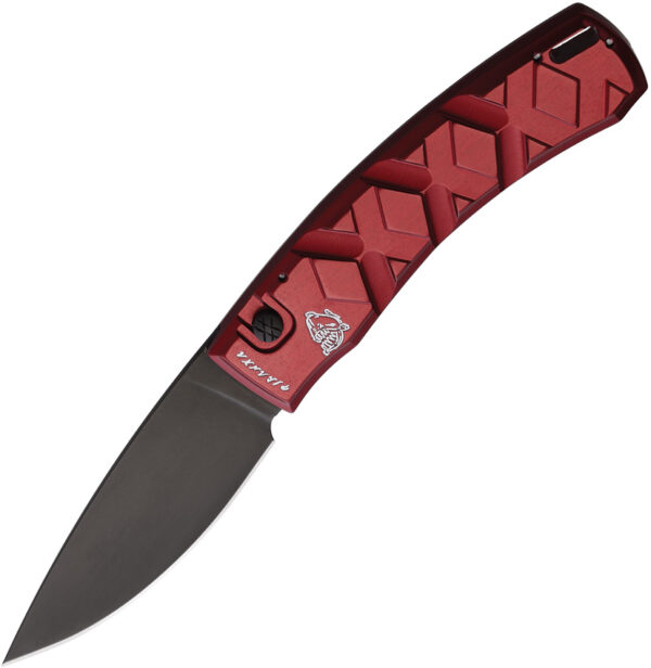 Navaja automática Piranha Knives Auto X Button Lock Red P-14RT
