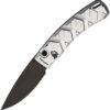 Navaja automática Piranha Knives Auto X Button Lock Silver P-14ST