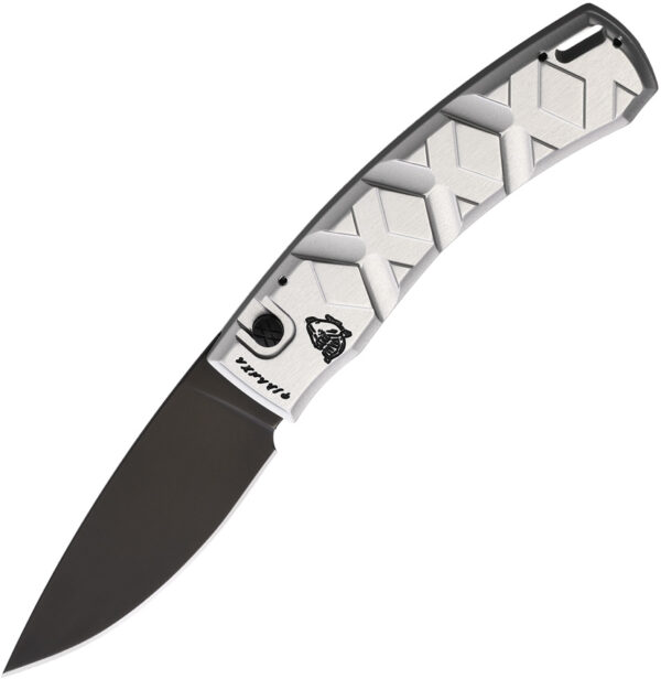 Navaja automática Piranha Knives Auto X Button Lock Silver P-14ST