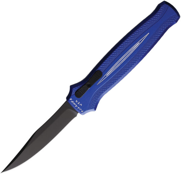 Navaja automática Piranha Knives Auto Rated-R OTF Blue P-19BT