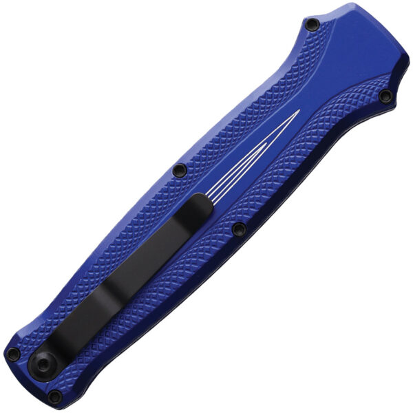 Navaja automática Piranha Knives Auto Rated-R OTF Blue P-19BT