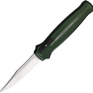 Navaja automática Piranha Knives Auto Rated-R OTF Green P-19G