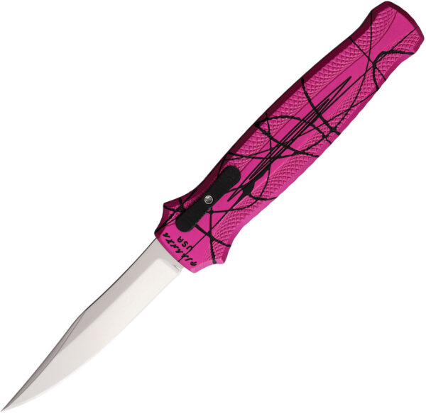 Navaja Piranha Knives Auto Rated-R OTF Pink P-19PK