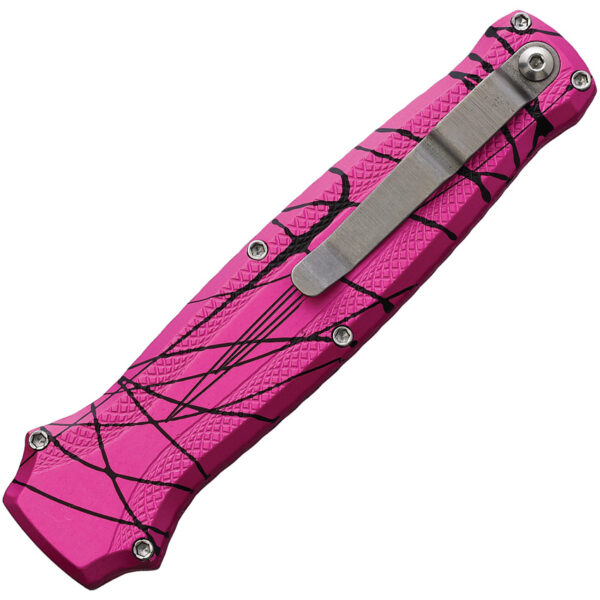 Navaja Piranha Knives Auto Rated-R OTF Pink P-19PK