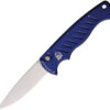 Navaja automática Piranha Knives Auto Pocket Blue Mirror P-1B