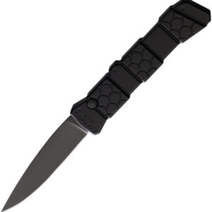 Navaja automática Piranha Knives Auto 21 Button Lock Black P-21BKT