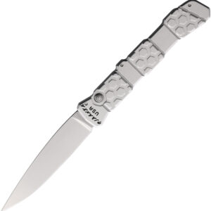 Navaja automática Piranha Knives Auto 21 Button Lock Silver P-21S