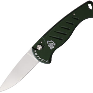 PKCP2G-1.jpg Navaja Piranha Knives Auto Fingerling Button Lock P-2G