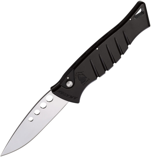 Navaja automática Piranha Knives Auto Amazon Button Lock Blk P-3BK