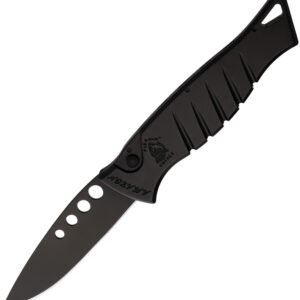 Navaja Piranha Knives Auto Amazon Button Lock Blk P-3BKT
