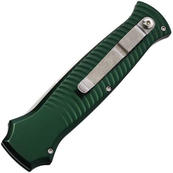 Navaja Piranha Knives Auto Bodyguard Green P-6G