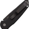 Navaja Pro Tech Auto TR3 Button Lock Black  T3103