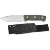 Cuchillo QSP Knife Bison Fixed Blade Green QS134-C