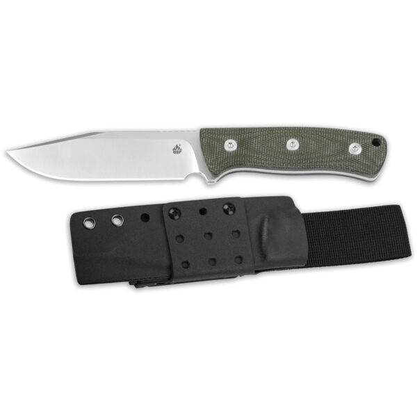 Cuchillo QSP Knife Bison Fixed Blade Green QS134-C