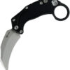 Navaja Reate Knives EXO-K Button Lock Black SW EXO-K  BLK SW
