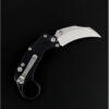 Navaja Reate Knives EXO-K Button Lock Black SW EXO-K  BLK SW